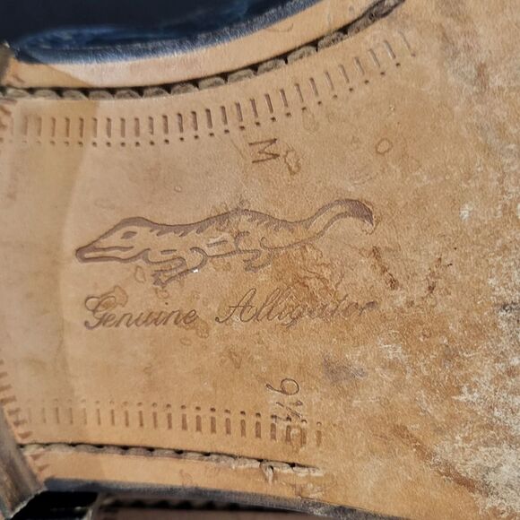 M Collection Men's Genuine Alligator Italian Shoes - Picture 10 of 12